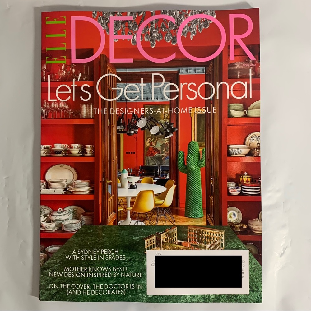 Elle Decor Magazine April 2022 Lets Get Personal The Designers At Home Issue